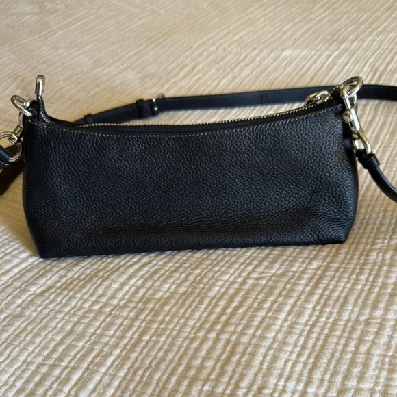 Coach Black Leather Crossbody Bag - Picture 2 of 9